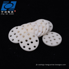 white Alumina Ceramic Chip with holes